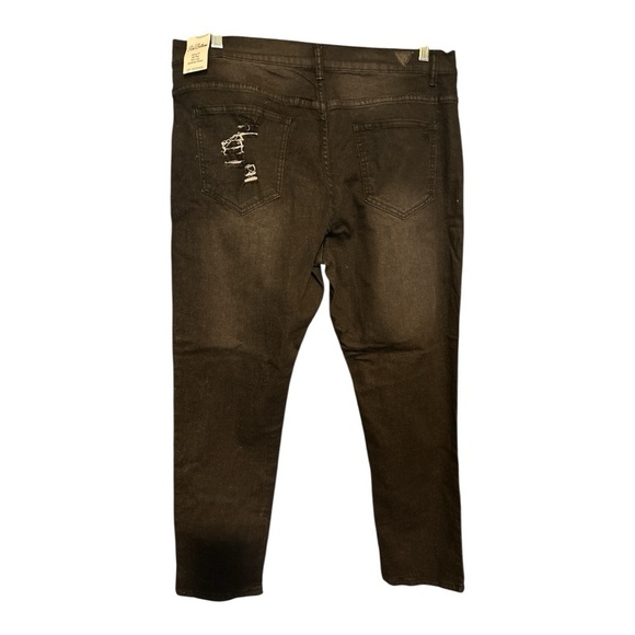 Red Bottoms Size 20 Black Skinny Denim - Picture 7 of 8